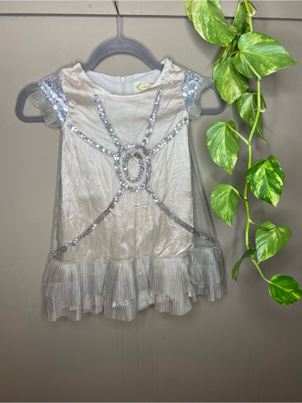Mia Joy Gold Toddler Dress